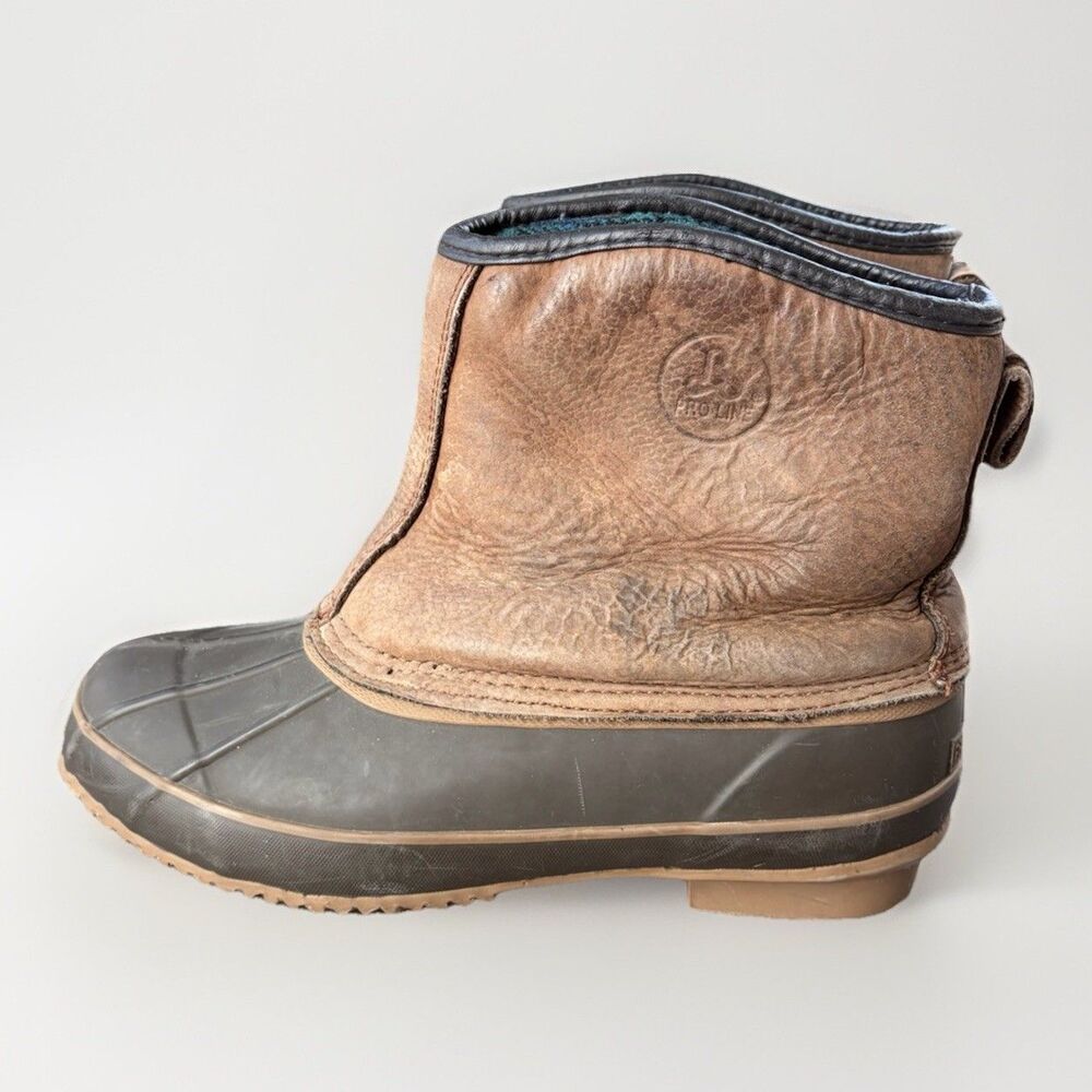Vintage Pro Line Women’s Size 10 Duck Boots Thinsulate Waterproof Winter Brown